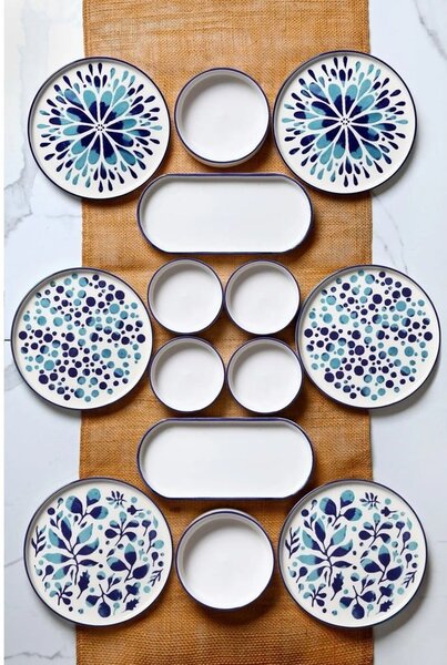 Set da pranzo in ceramica 14 pz – Hermia