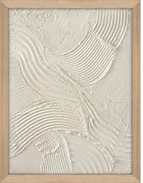 Quadro dipinto a mano 32,5x42,5 cm Sand shadows - Malerifabrikken