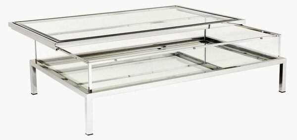 Tavolino da salotto con piano specchiato Harvey