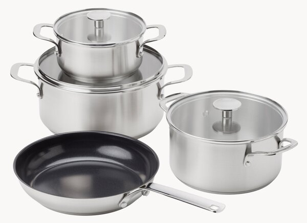 Batteria di pentole con rivestimento antiaderente KitchenAid, set da 7