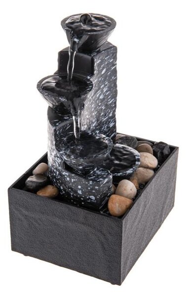 Fontana in pietra a led con pietre ornamentali USB