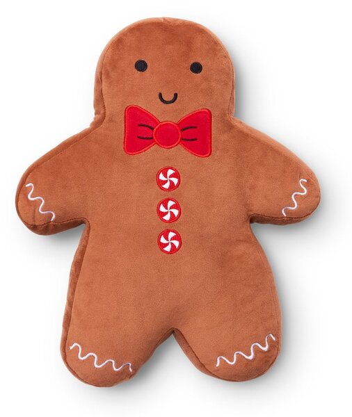 Cuscino decorativo in velluto con motivo natalizio 28x37 cm Gingerbread - Catherine Lansfield