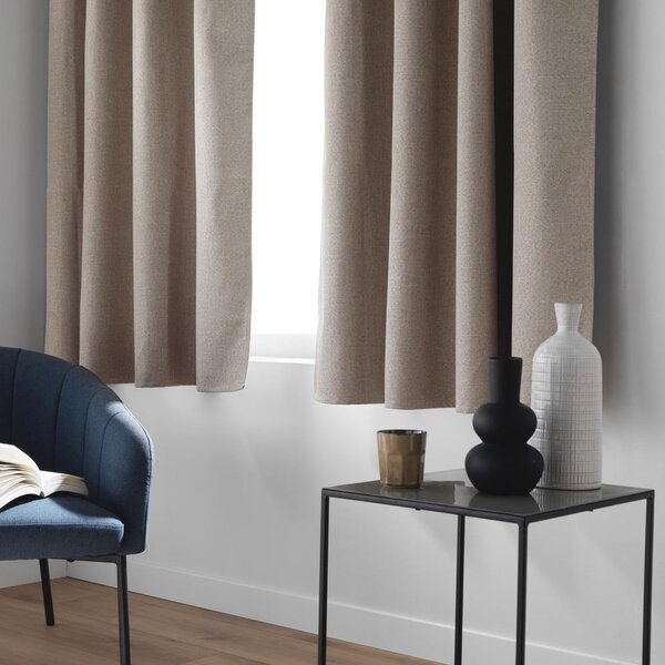 Tenda oscurante marrone 140x180 cm Crepuscule - douceur d'intérieur