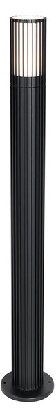 Lampada da esterno a paletto di design nera 80 cm IP44 - Boris