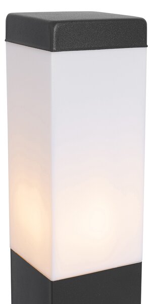 Lampada da esterno grigio scuro 45 cm con attacco IP44 - Malios