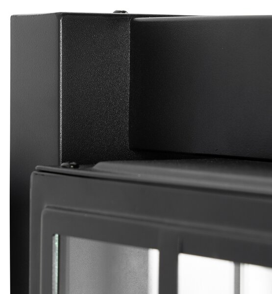 Lampada da parete per esterni classica nera IP44 - Dover