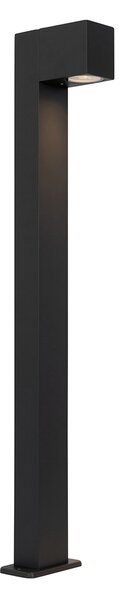 Lampada da esterno a stelo industriale nera 80 cm IP44 - Baleno