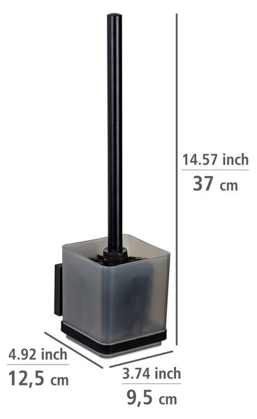 Scopino nero autoportante in plastica Quadro - Wenko