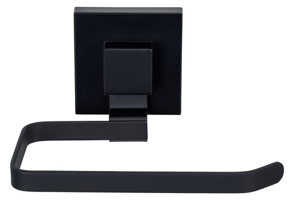 Porta carta igienica autoportante in acciaio inox nero Quadro - Wenko