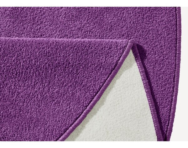 Tappeto rotondo viola scuro ø 133 cm Fancy - Hanse Home