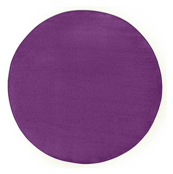 Tappeto rotondo viola scuro ø 133 cm Fancy - Hanse Home
