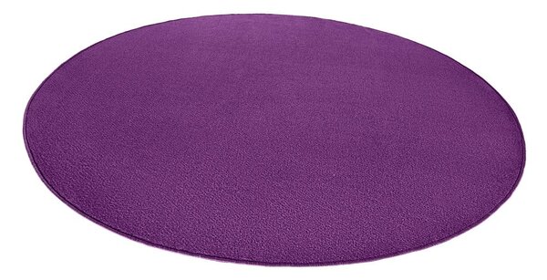 Tappeto rotondo viola scuro ø 133 cm Fancy - Hanse Home