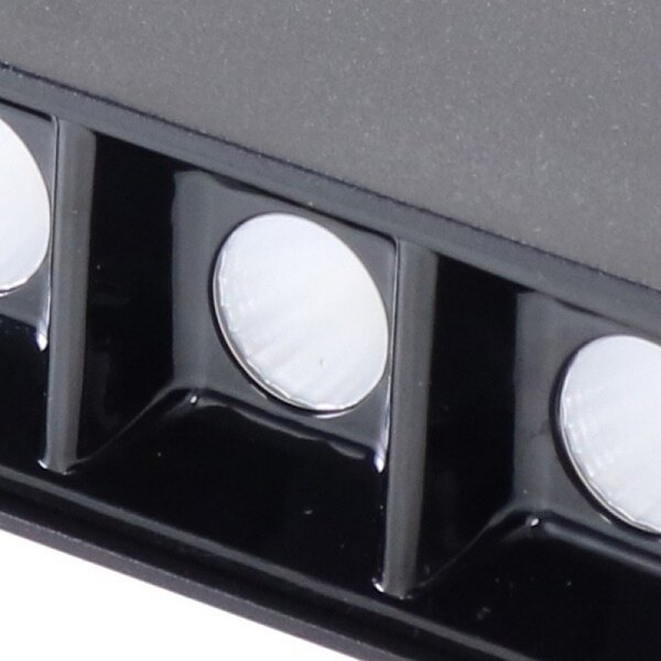Lampadario Led da soffitto Vienna II Nero 40W Bianco neutro 4500K M LEDME