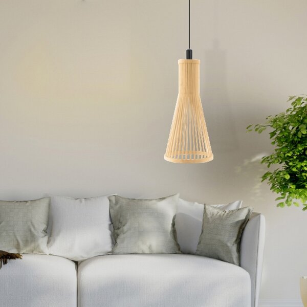 Lampadario da soffitto Yangon Beige 1 x E27 M LEDME