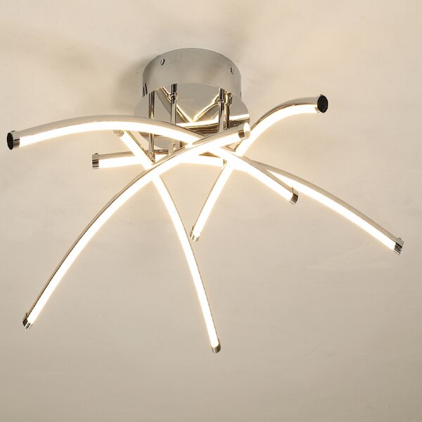 Lampadario Led da soffitto Aranha Bianco 78W Dimmerabile con temperatura colore regolabile con telecomando M LEDME
