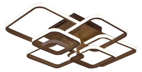 Lampadario Led da soffitto Fare Marrone 62W Dimmerabile con temperatura colore regolabile con telecomando M LEDME