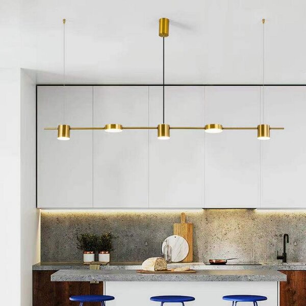Lampadario Led da soffitto Sixng Oro 30W Bianco neutro 4500K M LEDME
