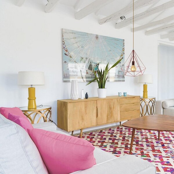 Lampadario da soffitto Gumi Rosa 1 x E27