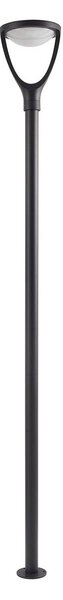 Lucande Lampada da esterno Filor, nero, alluminio, 250 cm Filor, Nero, Alluminio, Moderno