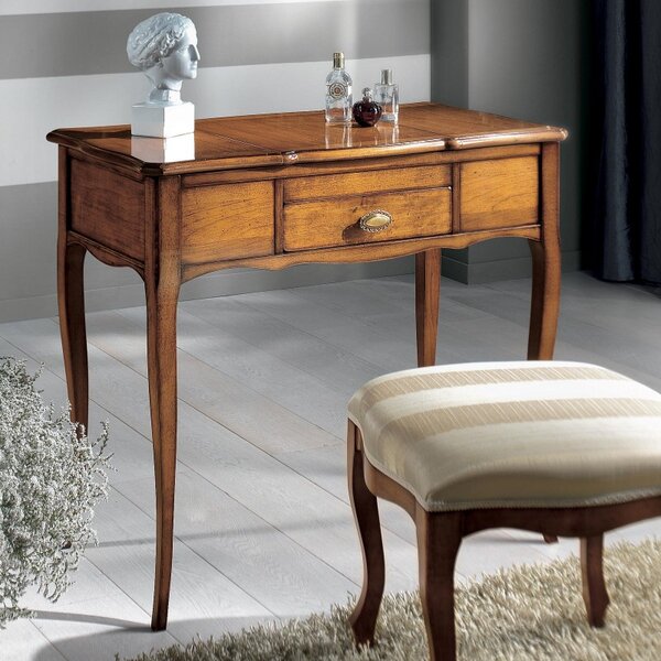 Consolle toilette da trucco legno bassano 89x49x78