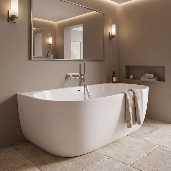 Vasca Bagno A Parete Rea Eris 170cm