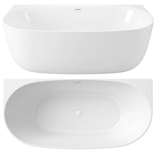 Vasca Bagno A Parete Rea Eris 170cm