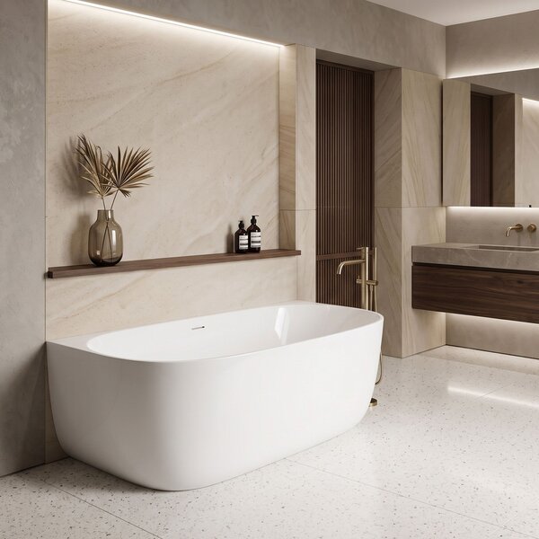 Vasca Bagno A Parete Rea Eris 170cm