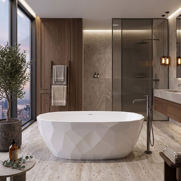 Vasca bagno da terra Rea Celia 170