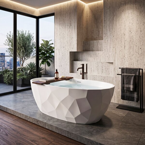 Vasca bagno da terra Rea Celia 170