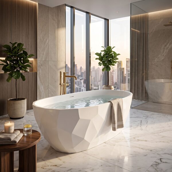 Vasca bagno da terra Rea Celia 170
