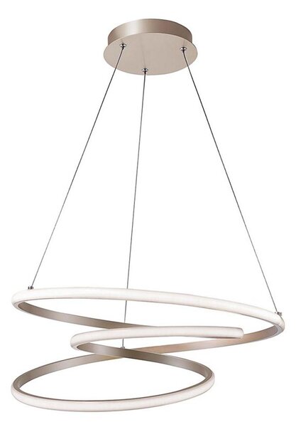 Lampadario LED sospeso con cavo CORT LED/40W/230V argento
