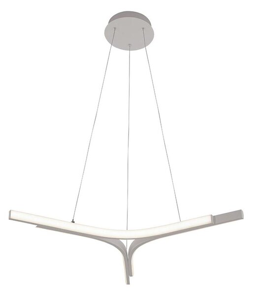 Lampadario LED sospeso con cavo ALTA LED/30W/230V, argento
