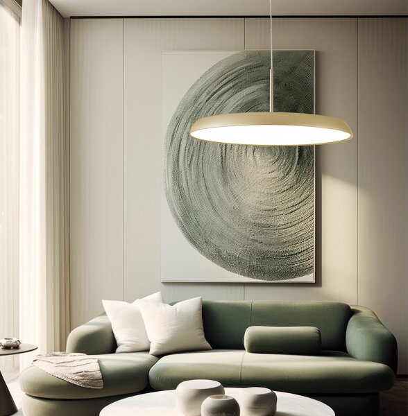 Lampadario LED a sospensione su cavo ART LED/41W/230V, colore oro
