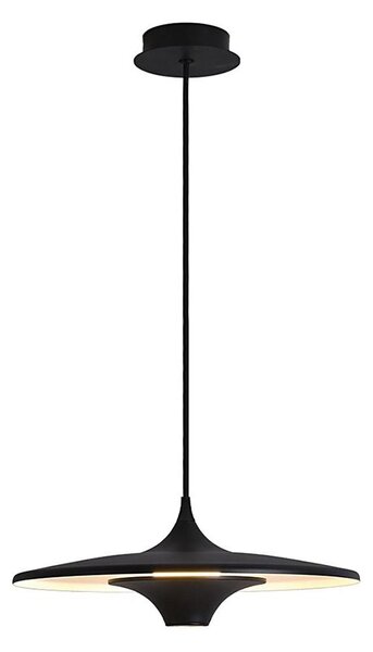 Lampadario LED sospeso su cavo RENE LED/19W/230V CRI 90 nero