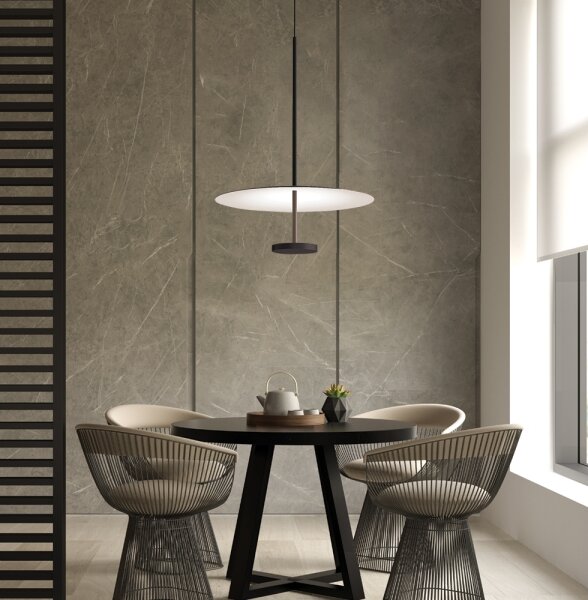 Lampadario LED sospeso su cavo ROSS LED/13W/230V nero/bianco