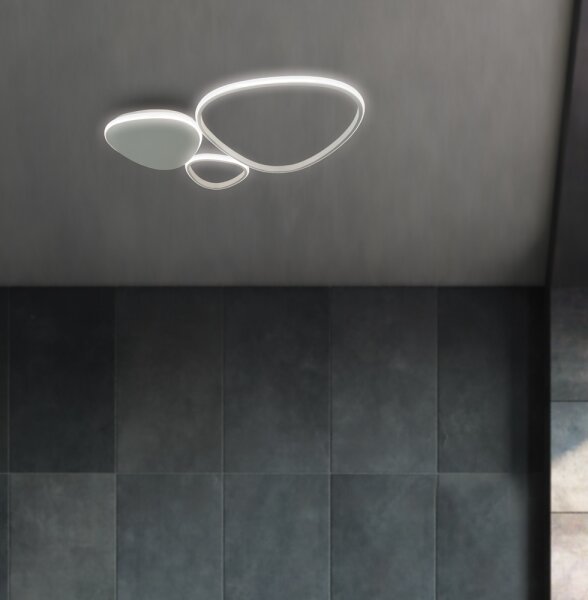 Lampada da parete LED HELIX LED/33W/230V grigia