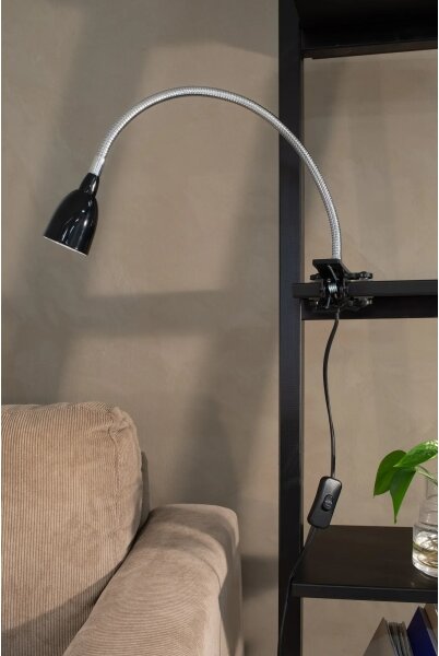 Markslöjd 106092 - Lampada LED da tavolo con morsetto TULIP LED/3W/230V nera