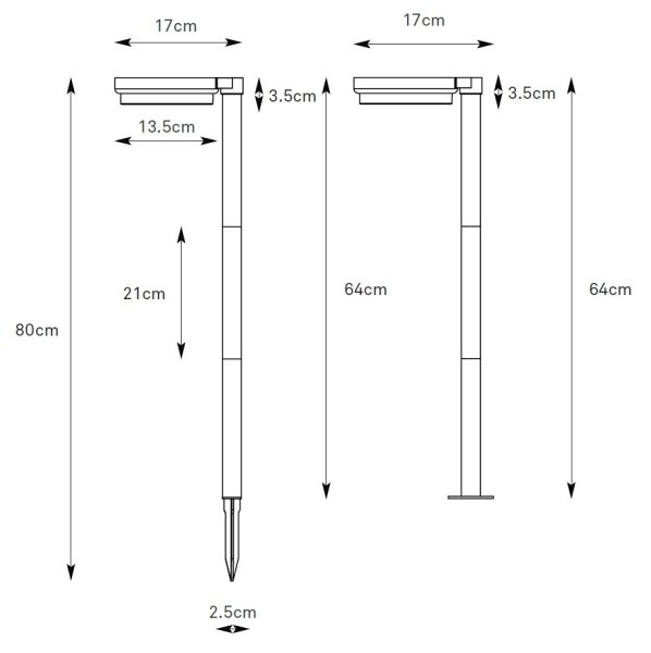 Markslöjd 108953 - Lampada solare LED dimmerabile FRAME LED/2W/3,7V 4000 mAh IP44