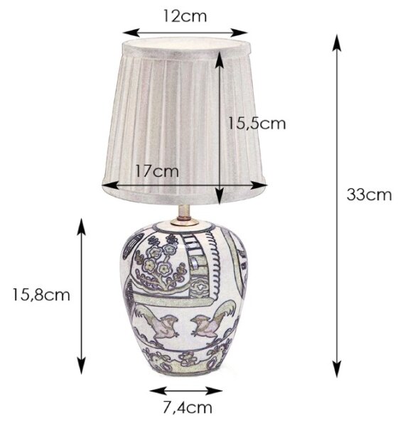 Markslöjd 104999 - Lampada da tavolo GÖTEBORG 1xE14/40W/230V