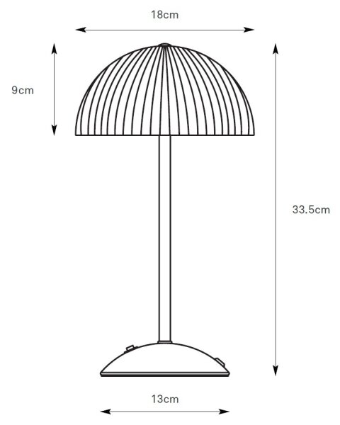 Markslöjd 109139 - Lampada da tavolo ZIN 2xG9/20W/230V grigia