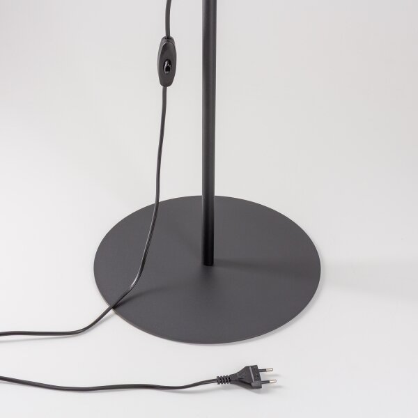 Brilagi - Lampada da terra VULCANO 3xG9/8W/230V nero/nero fumé