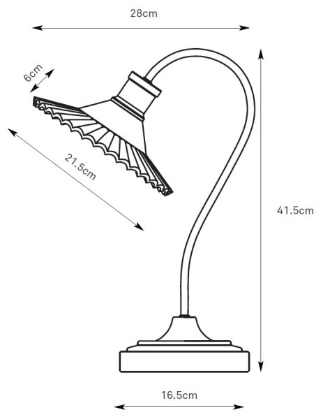Markslöjd 109151 - Lampada da tavolo NOVIA 1xE27/60W/230V nero/grigio fumé