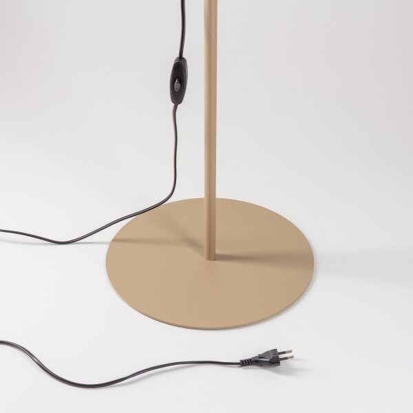 Brilagi - Lampada da terra VULCANO 3xG9/8W/230V beige/beige fumé