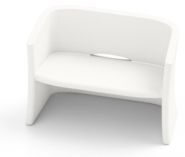 Divano ,Struttura Leggera e Robusta di Design BREEZE Dimensioni 116x58x h 80 cm -peso 20 kg Linee accoglienti, forme arrotondate colore Perla