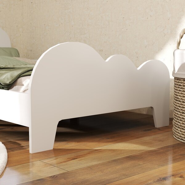 AIYAPLAY Lettino Per Bambini 140x70 Cm In Legno – Letto Transizione Con Sponde Di Sicurezza – Bianco E Naturale - 5