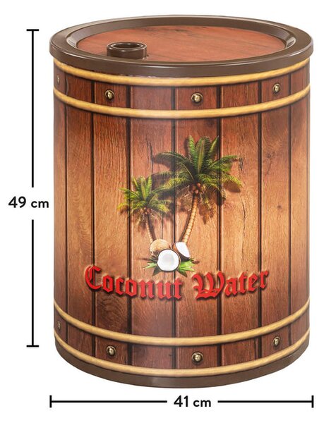 Comodino Piratesco a Forma di Botte