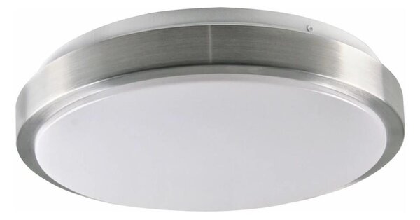 Plafoniera BENEDYKT 2xE27/20W/230V diametro 33 cm argento