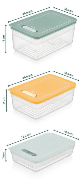 Set di contentitori alimentari 9 pz - Hermia