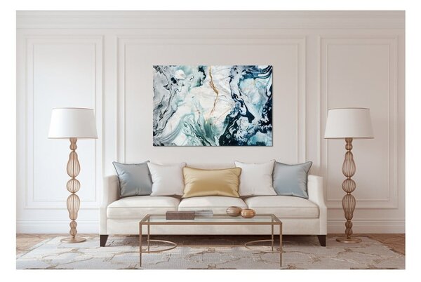 Immagine su tela, 80 x 120 cm Glasspik Marble IV - Styler