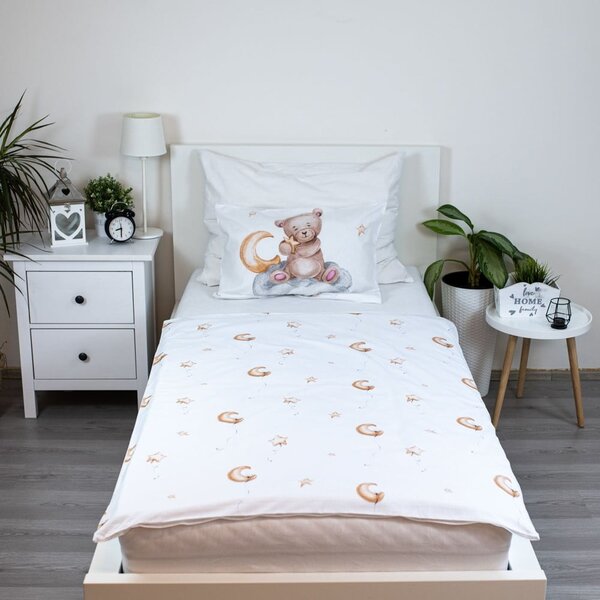 Biancheria da letto per bambini in cotone per culla 100x135 cm Medvídek "Cute" – Jerry Fabrics